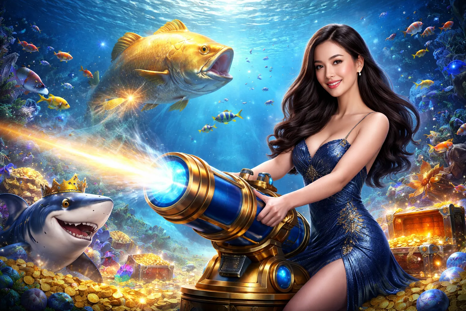 Thế giới bắn cá Daga88 sống động với các loài cá đa dạng